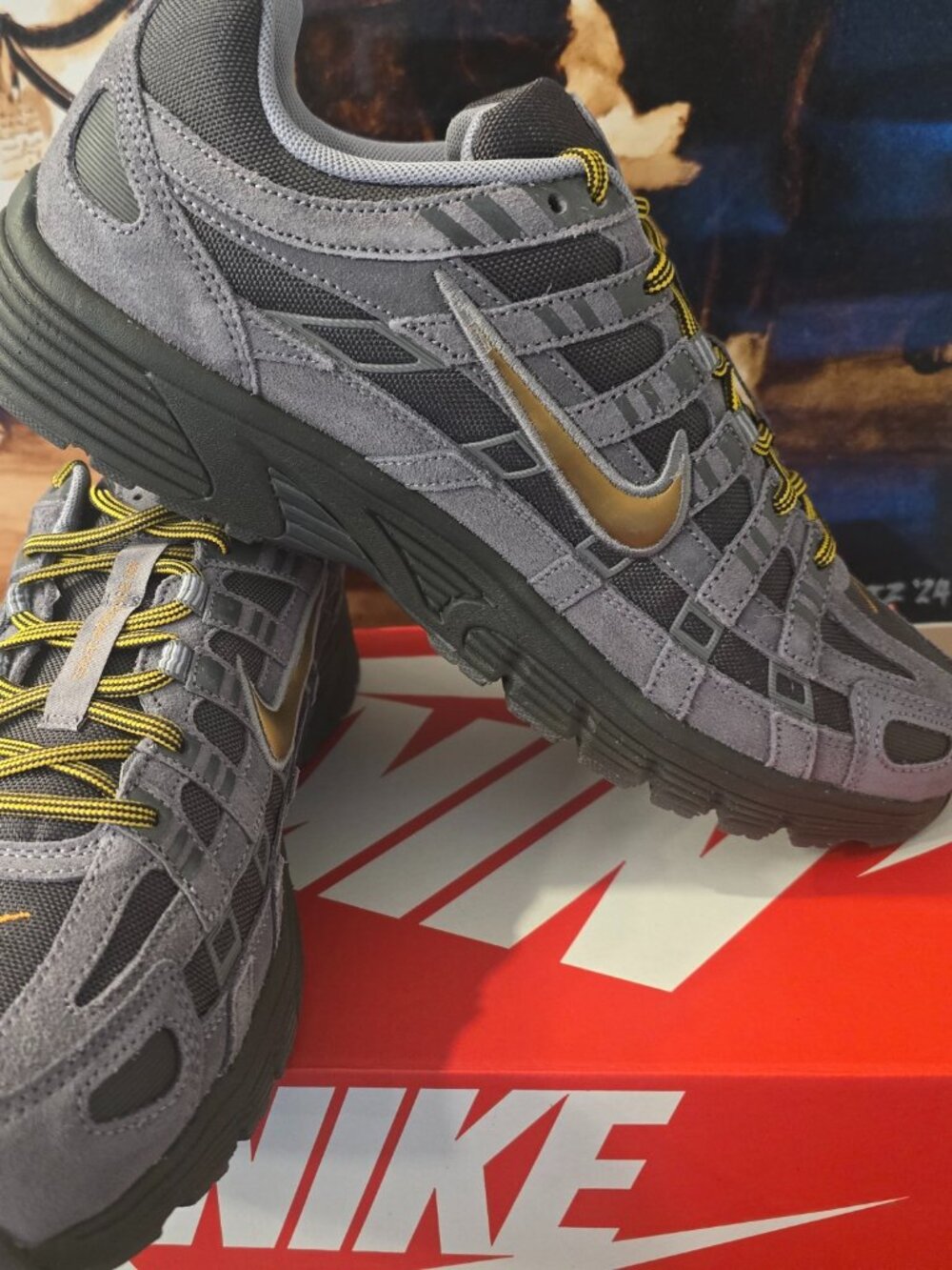 Nike P-6000 Premium Cordura Medium Ash Golden Hops IH0946-201 Men's 10.5 US NEW